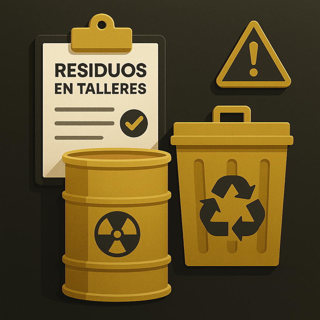 Etiquetado y manuales de gestión de residuos