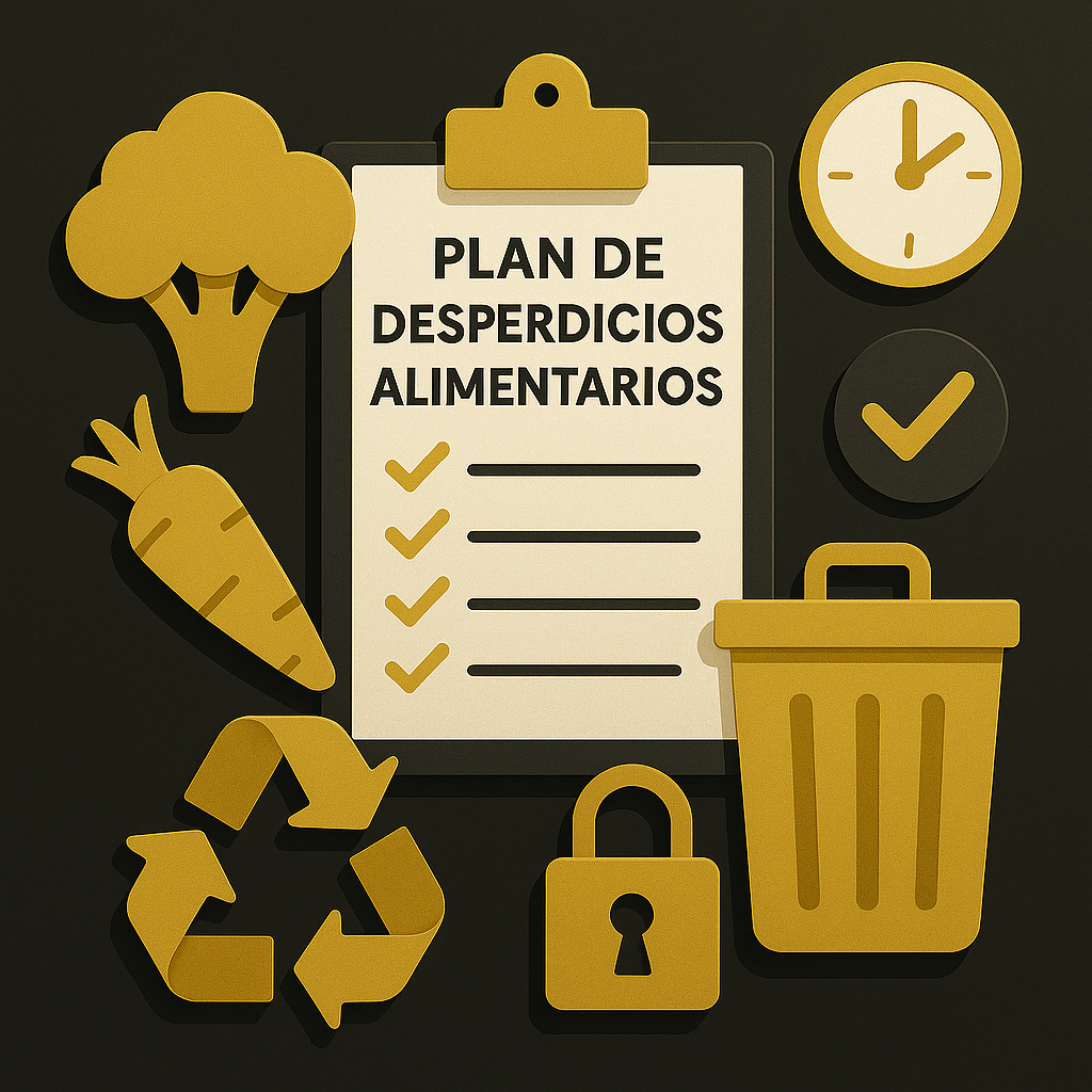 Medidas y registro del plan de desperdicio